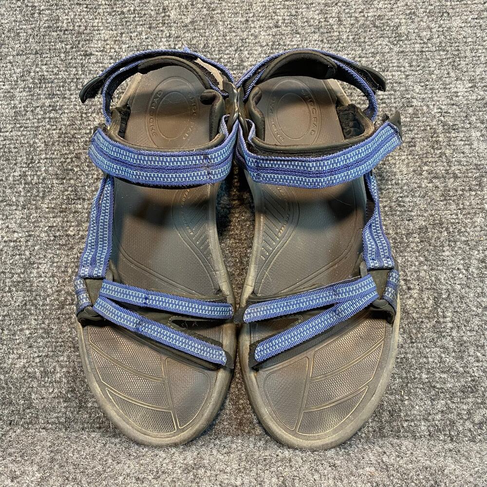 Teva Terra Fi Blue Strappy Athletic Hiking Sandals Sport Water Shoes Womens 9.5